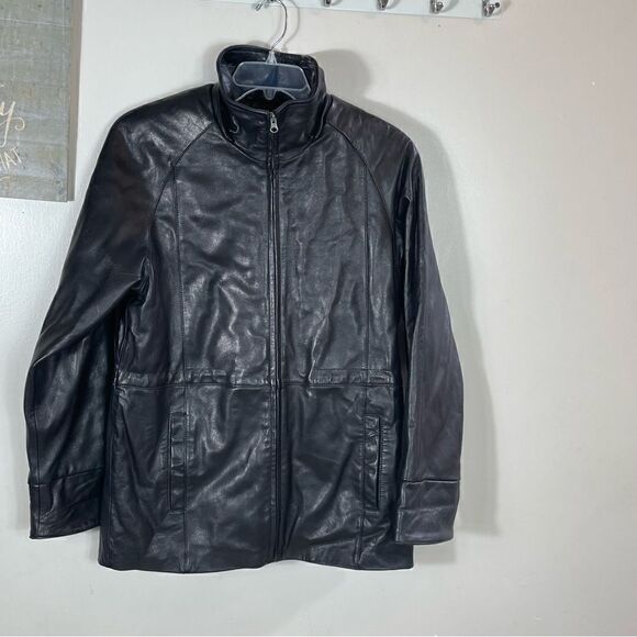 TIBCA  LEATHER JACKET - Picture 4 of 10